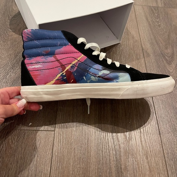 Damien Hirst x Vans Sk8 Hi Splatter skull - Picture 3 of 7